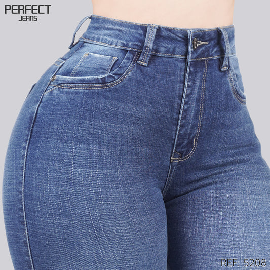 Jeans Skinny Tiro Alto 5208