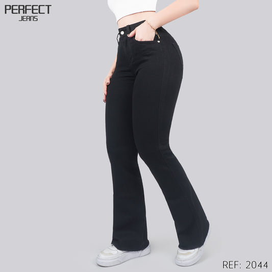 Jeans Skinny Flare Tiro Alto 2044