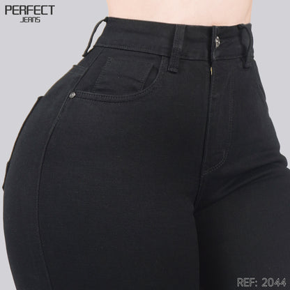 Jeans Skinny Flare Tiro Alto 2044