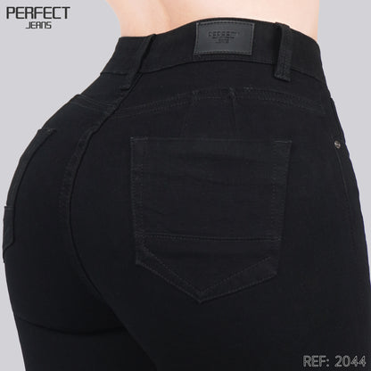 Jeans Skinny Flare Tiro Alto 2044
