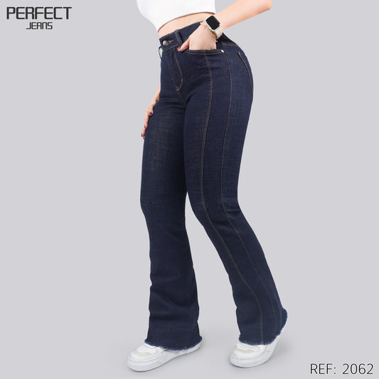 Jeans Skinny Flare Tiro Alto 2062