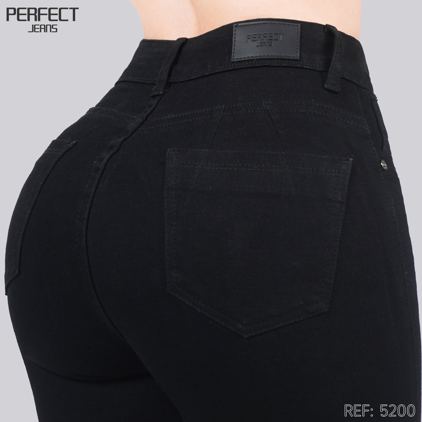 Jeans Skinny Tiro Alto 5200