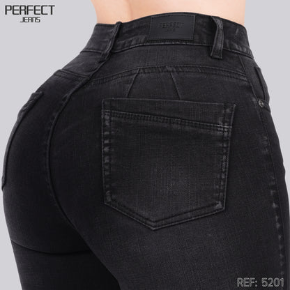 Jeans Skinny Tiro Alto 5201