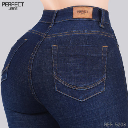 Jeans Skinny Tiro Alto 5203