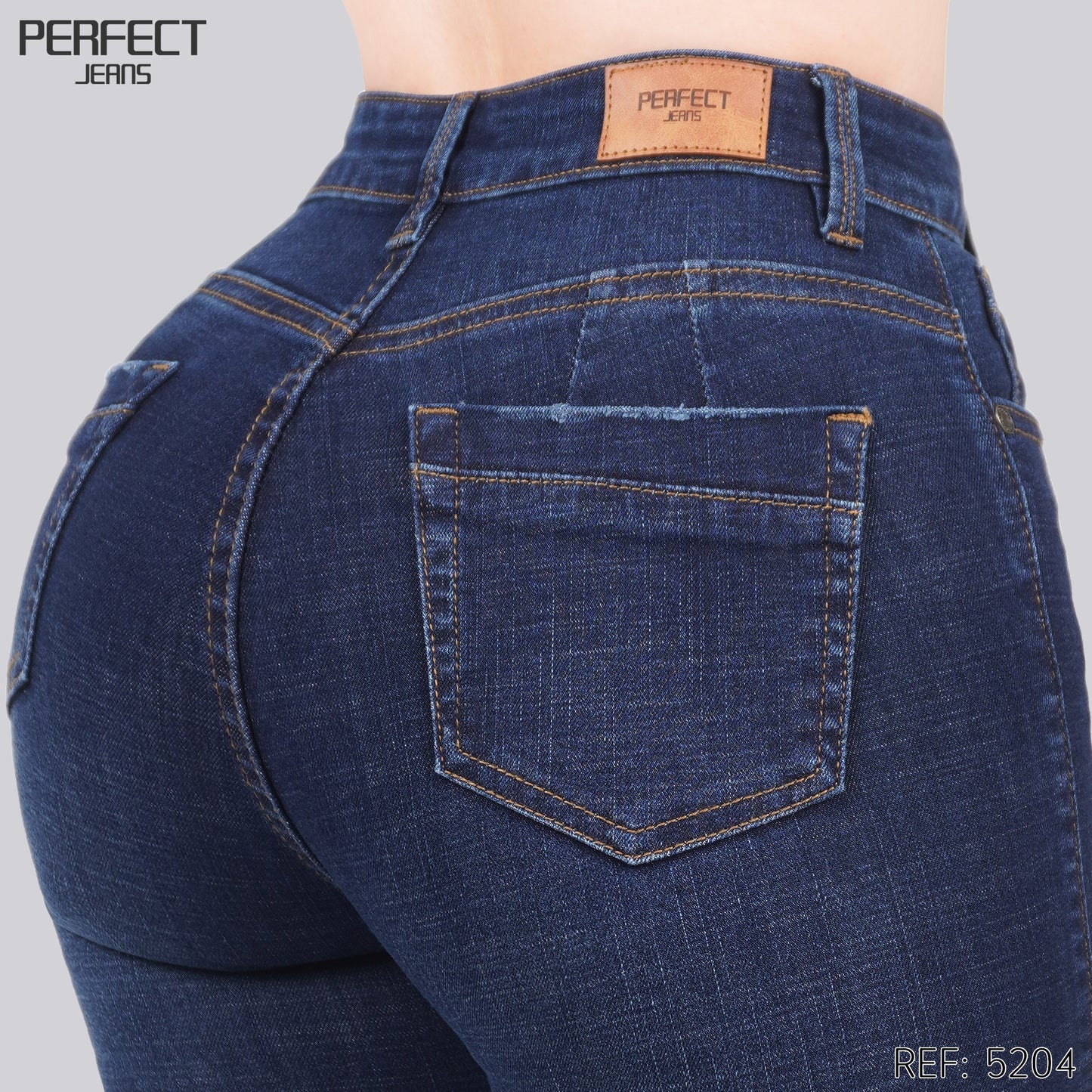 Jeans Skinny Tiro Alto 5204