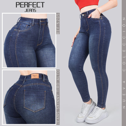 Jeans Skinny Tiro Alto 5205
