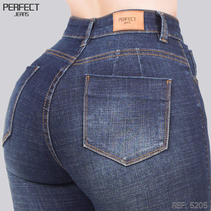 Jeans Skinny Tiro Alto 5205