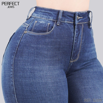 Jeans Skinny Tiro Alto 5209
