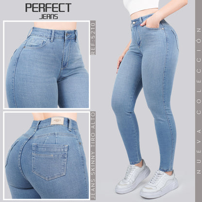Jeans Skinny Tiro Alto 5210