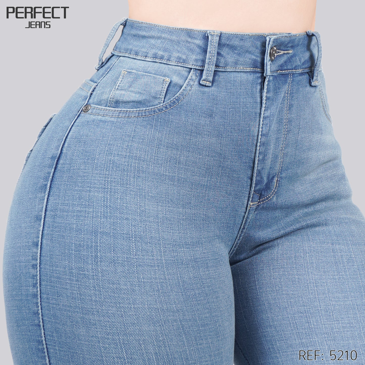 Jeans Skinny Tiro Alto 5210