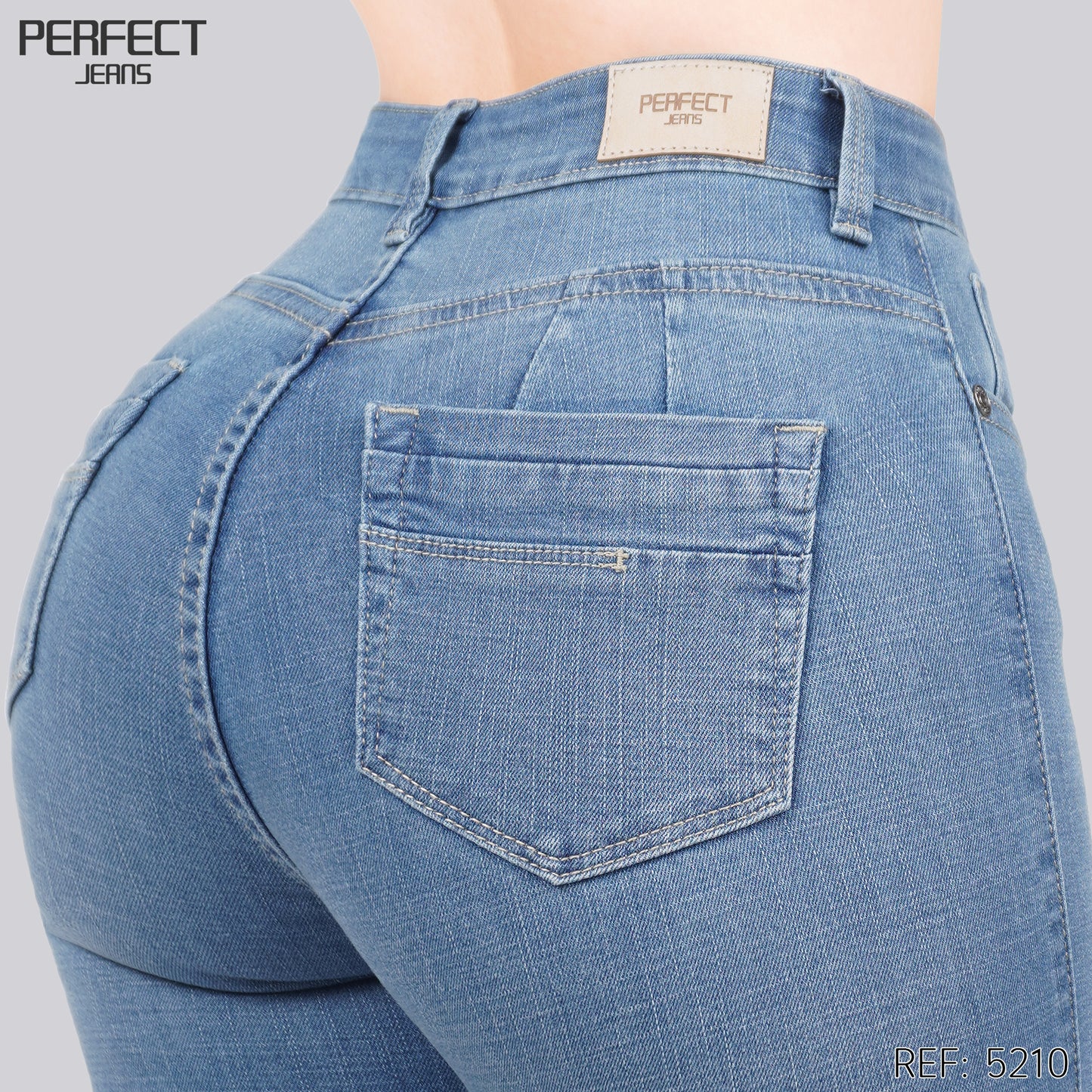 Jeans Skinny Tiro Alto 5210
