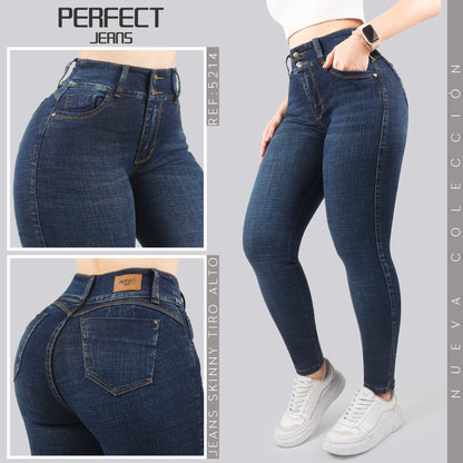 Jeans Skinny Tiro Alto 5214
