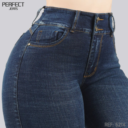 Jeans Skinny Tiro Alto 5214