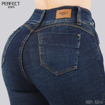 Jeans Skinny Tiro Alto 5214